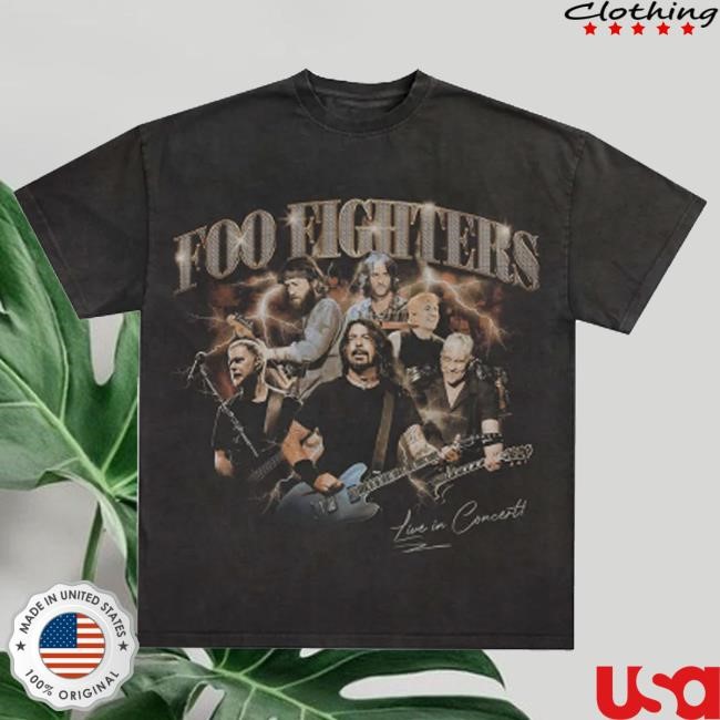 Official Foo Fighters Merch 2024 Tour Ridiculous Foo Fighters Photo Hot Shirt