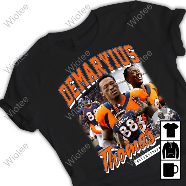 Official Dreamathon Merch Demaryius Thomas Denver Dreams Shirt Denver Broncos