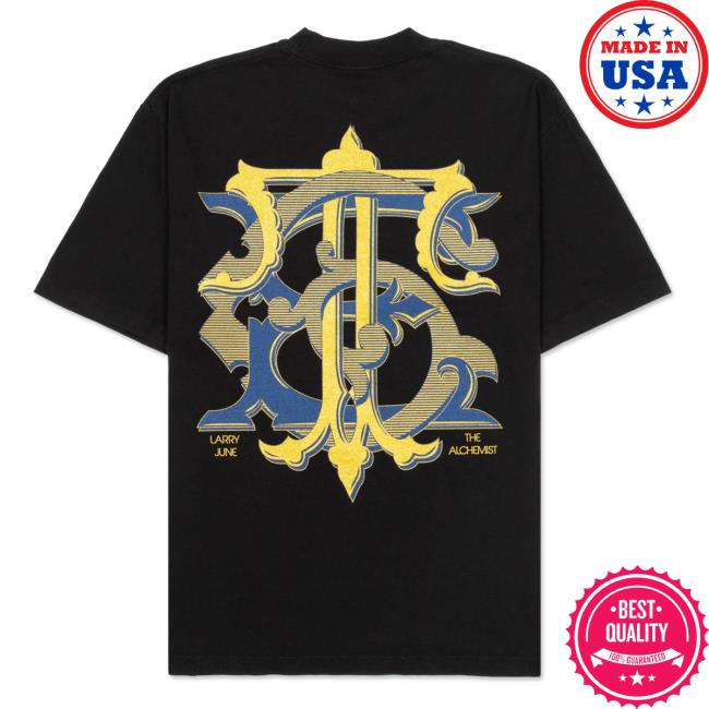 Official Larry June Merch Clothing Store Larry June X The Alchemist Tge The Great Escape Spa Tees Black LarryJune