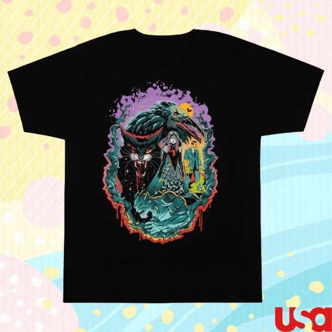 Official Halloween Horror Nights 2025 Origins of Horror Adult Tshirt