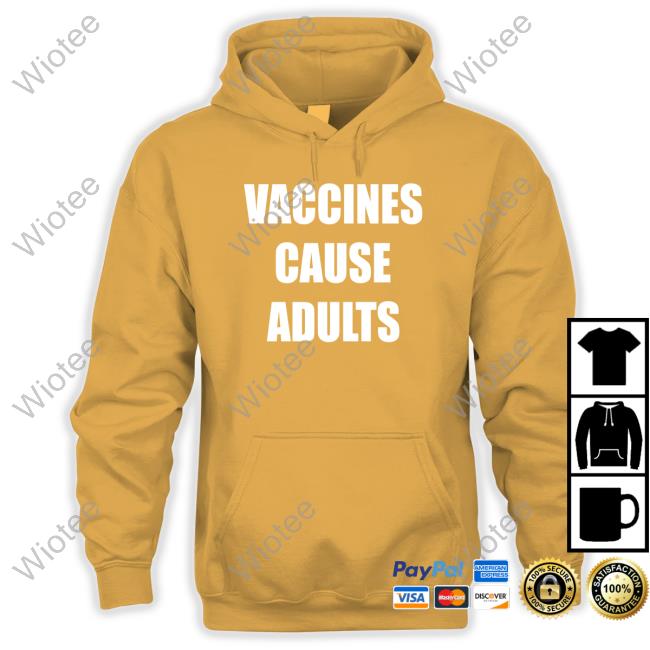 Official Vaccines Cause Adults Shirt Official Justin Trudeau Vaccines Cause Adults T Shirts
