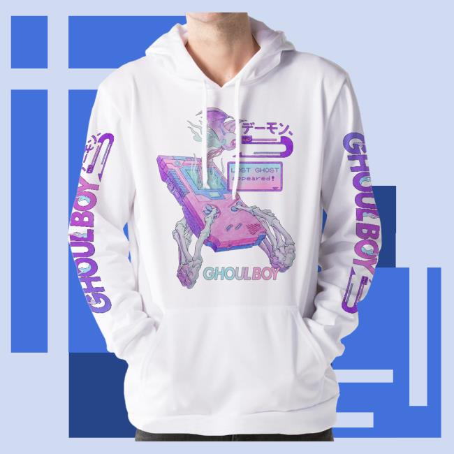 Official Vapor95 Clothing Store Ghoulboy White Sweatshirts 3D All Over Print
