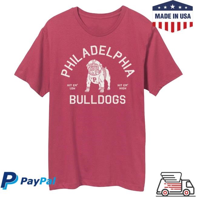 Official Duke And Winston Phila Bulldogs New Shirt (UGA Vintage Red) Duke & Winston