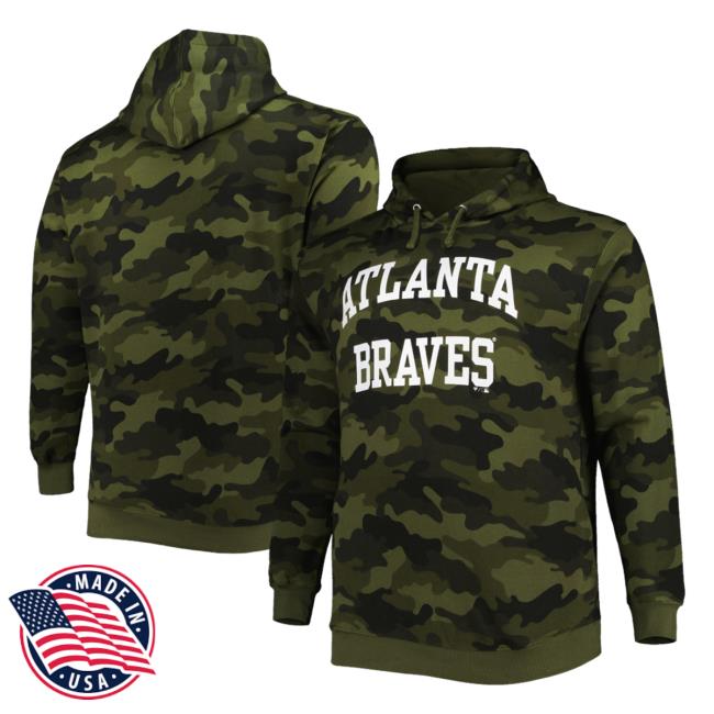 Official Lids Clothing Merch Store Shop Atlanta Braves Hoodies 3D All Over Print