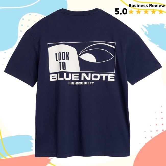Official Blue Note Records Store Blue Note x Highsnobiety - Look To Navy T Shirt