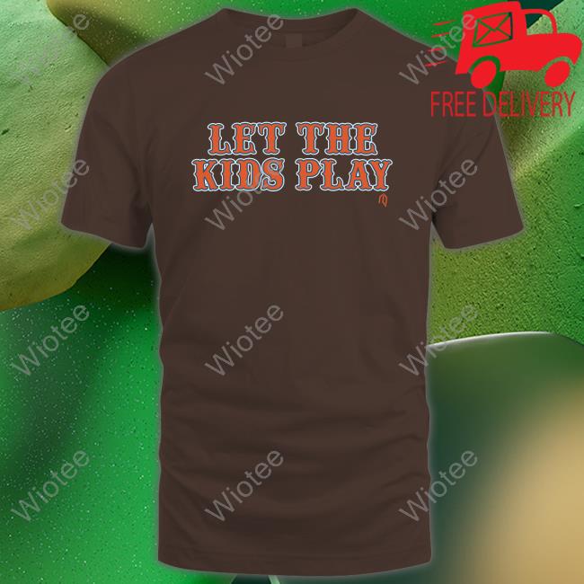 Official Athlete Logos Let The Kids Play Crewneck Sweatshirt Let The Kids Play Sweatshirt