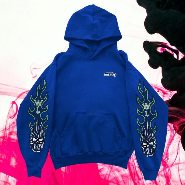 Warren Lotas NFL FootBall NLF Seahawks Soar Hoodie - Blue Legacy