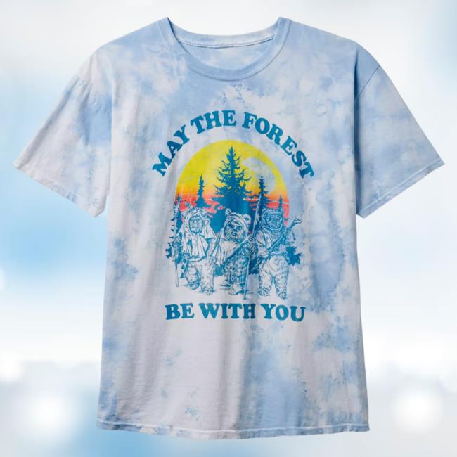 Official Clothing Merch Store Shop Disney Ewok 'May the Forest Be With You Star Wars Tee Shirt ShopDisney