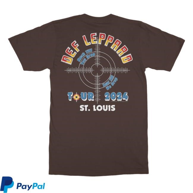 St Louis, MO 2024 Tour New Tee - Def Leppard Official Store