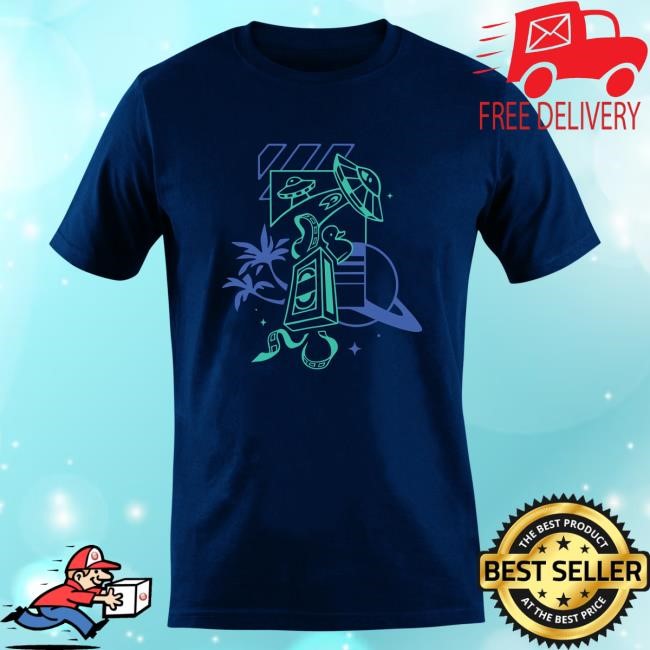 Official Quackity Shop Merch Quackity Cali Neon Tee