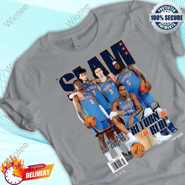 Slam Thunder Legends Tees Slam Cover Top Shirt OKC Thunder (SLAM 247)