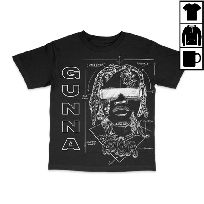 Young Stoner Life Merch Gunna Ds4ever "Blueprint" Tee