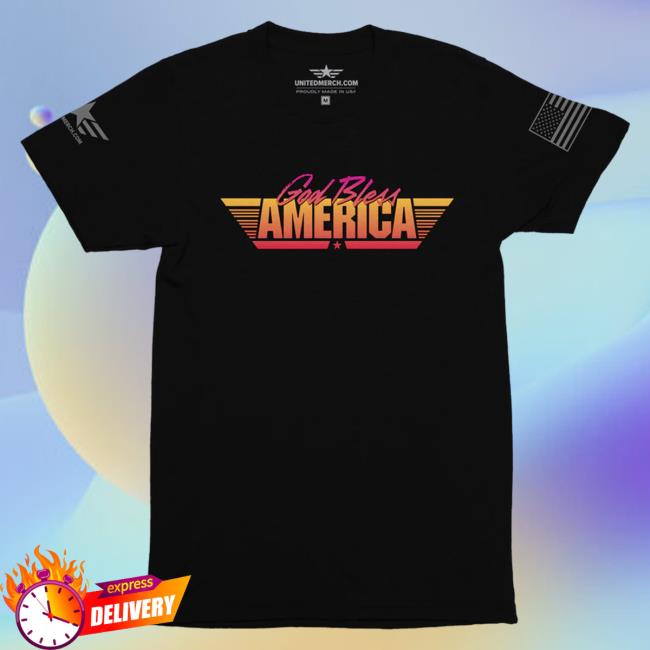 Official God Bless America Retro Shirt