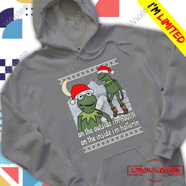 Hootin' & Hollerin' at Christmas Tacky Sweater Official Shitheadsteve Merch Hootin' & Hollerin' at Christmas Sweater