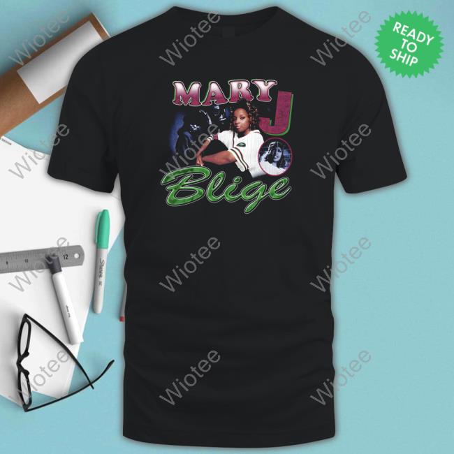 Mary J Blige Throwback Black Hooded Mary J Blige Merch Mary J Blige Throwback Black T-Shirt