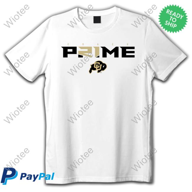 Official Men's Deion Sanders White Colorado Buffaloes Coach Prime Pullover Tee Shirt Official Men's Deion Sanders White Colorado Buffaloes Coach Prime Pullover Tee