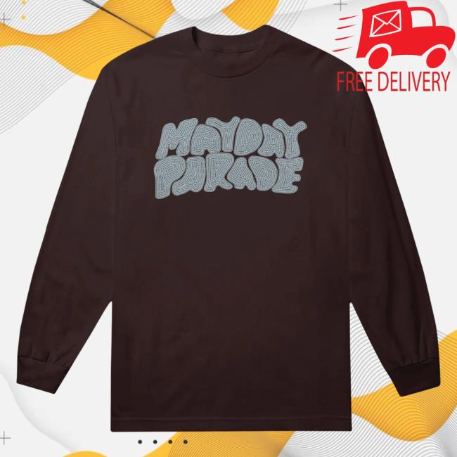 Official Mayday Parade Merch Stitch Brown Hoodies