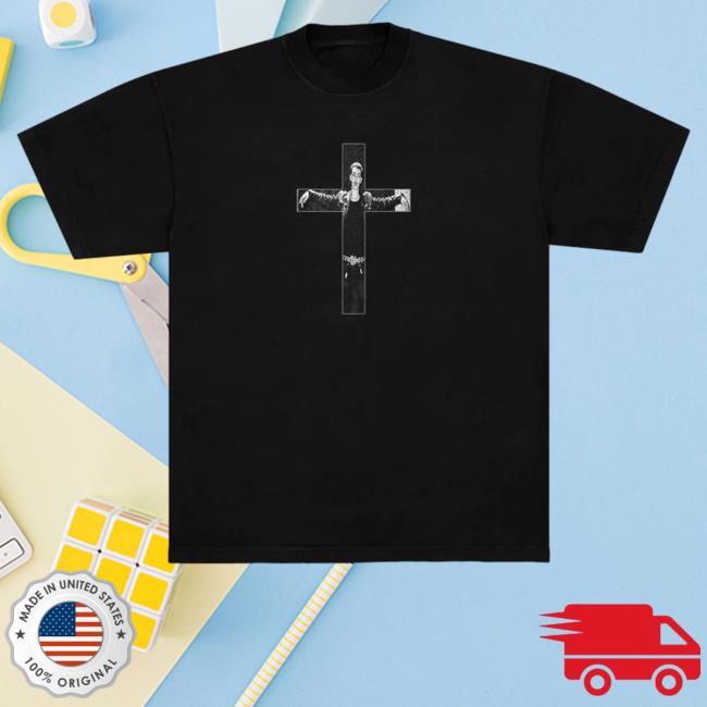 Haunted Mound Merch Turnabout Cross Black Shirts