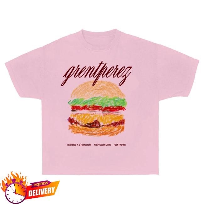 Official Grent Perez Merch Pink Cheeseburger Shirts