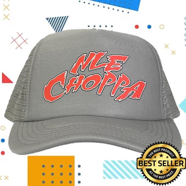 Official NLE Choppa Merch Store Shop "Logo" Trucker Cap in Navy NLEChoppa