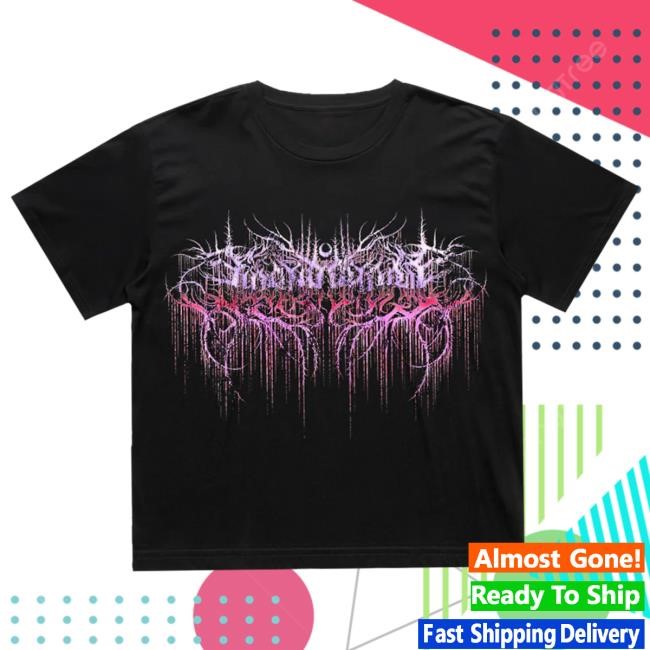 Lorna Shore Chromed Womens Crop Top Tee Lorna Shore Official Merch Store