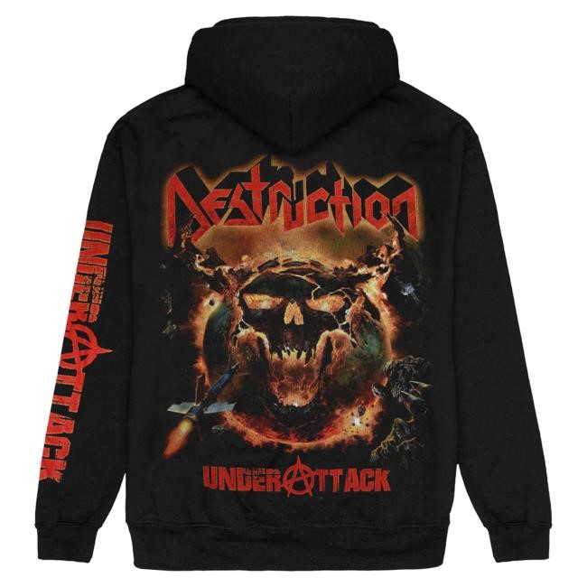 Official Nuclear Blast Merch Shop Destruction - Under Attack - Zipper Hood NuclearBlast