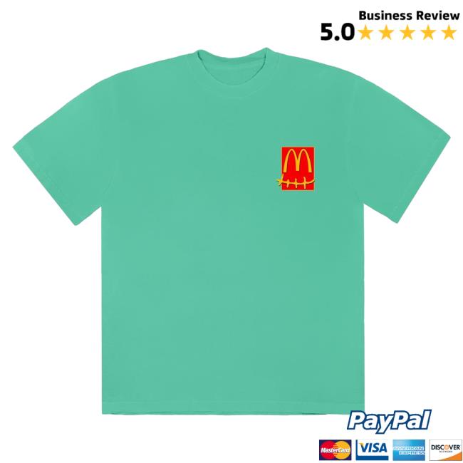 Official Travis Scott Merch Store Travis Scott X Mcdonald's Action Figure Series IV Long Sleeve Shirt 2023 Mint TravisScott Shop Official Travis Scott Merch Store Travis Scott X Mcdonald's Action Figure Series IV Long Sleeve Top Shirt Mint TravisScott Shop