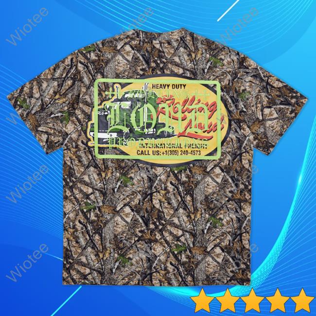 Official Rolling Loud Shop Merch Rl Heavy Duty Trucking Camo Tee Shirt Shoprollingloud Official Rolling Loud Shop Merch Rl Heavy Duty Trucking Camo Shirt New Shoprollingloud