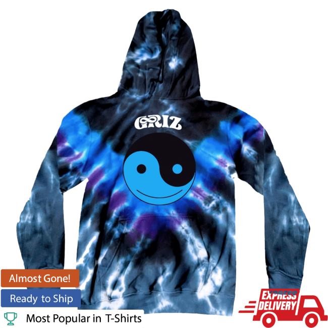 GRiZ Official Merch Store Griz Galaxy Skies Vintage Dye Hooded Sweater 2024 GRiZ Clothing Shop Apparel GRiZ Merchandise