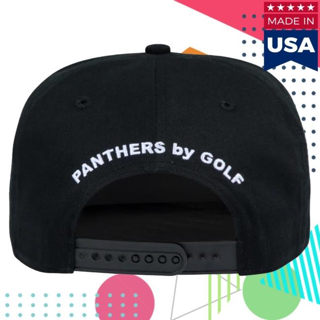 Official Golf Wang Merch Tyler The Creator Panthers Snapback Hat Black by Golf Wang x NFL Official Golf Wang Merch Tyler The Creator Panthers Snapback Hat Black by Golf Wang x NFL