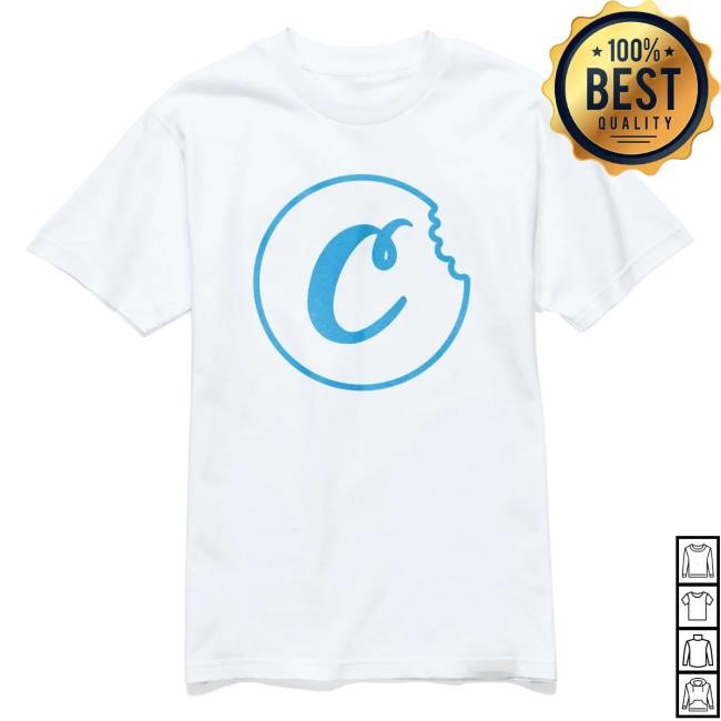 Official Cookies Sf C Bite Outline Top Shirt White/ Black Official Cookies Sf C Bite Outline New Shirt White/ Black