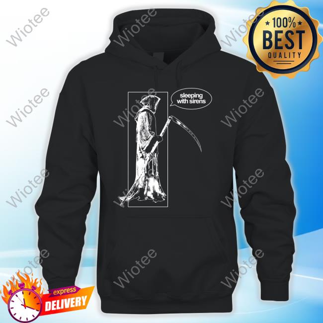 Official Sleeping With Sirens Grim Reaper Black Tee