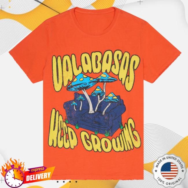 "Growing Places" Vintage Flame Orange Tshirt