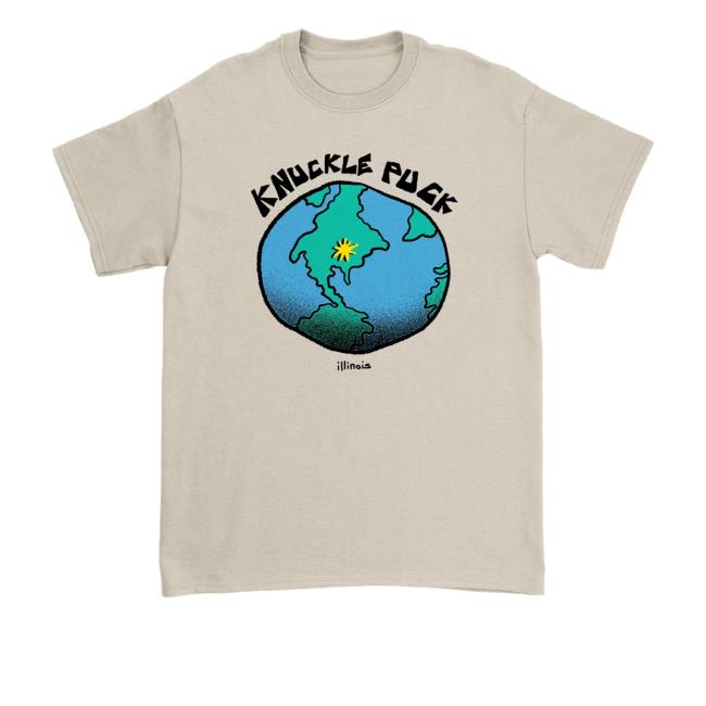 Knuckle Puck Merch Globe Tees