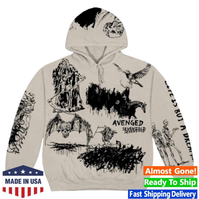 Official Avenged Sevenfold Merch A7xworld Store A7x World Avenged Sevenfold 2023 Tour Libad Collection - Crewneck AvengedSevenfold Shop