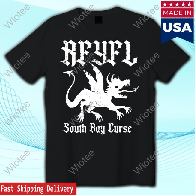 Run For Your Fucking Life South Bay Curse Black Crewneck Sweatshirt