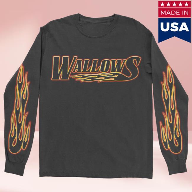 Wallows Store Merch Flames Long Sleeve T Shirt