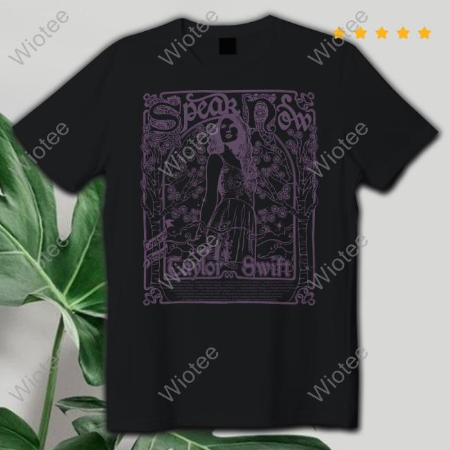 Taylor Swift Store Speak Now Taylor's Version Tracklist Sweatshirt Official Taylor Swift Speak Now Taylor's Version Tracklist Shirts