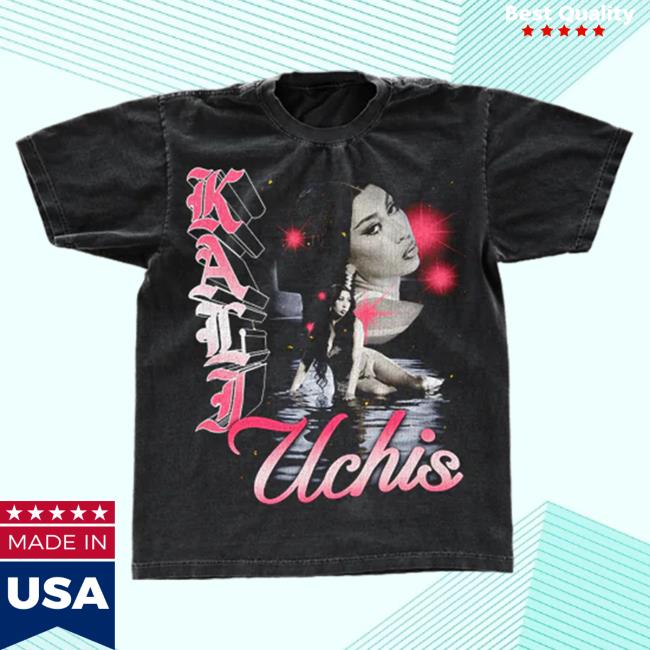 Kali Uchis Clothing Store Shop RVIM Tour Black & Pink Tour Shirt New Kaliuchis Merch