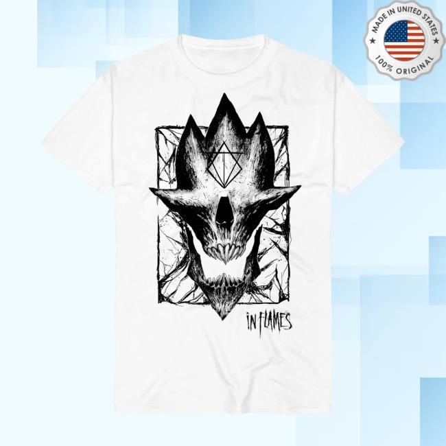 In Flames Jester Skull S/s Shirt In Flames Merch Shop