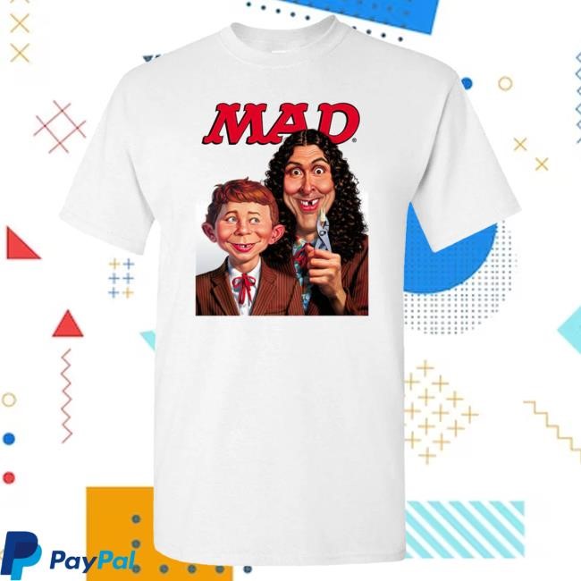 Official Weird Al Yankovic Mad Magazine Shirt "Weird Al" Yankovic