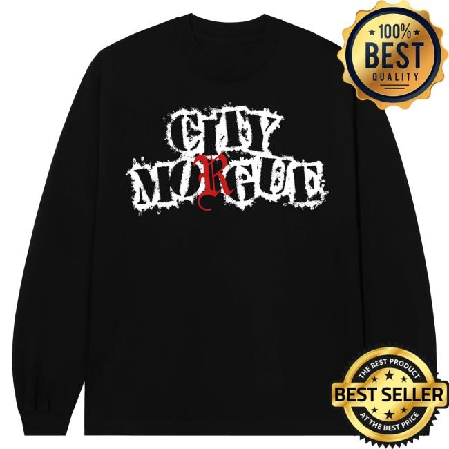 Official City Morgue Merch Revenge X City Morgue War Skull Longsleeve Black City Morgue Clothing