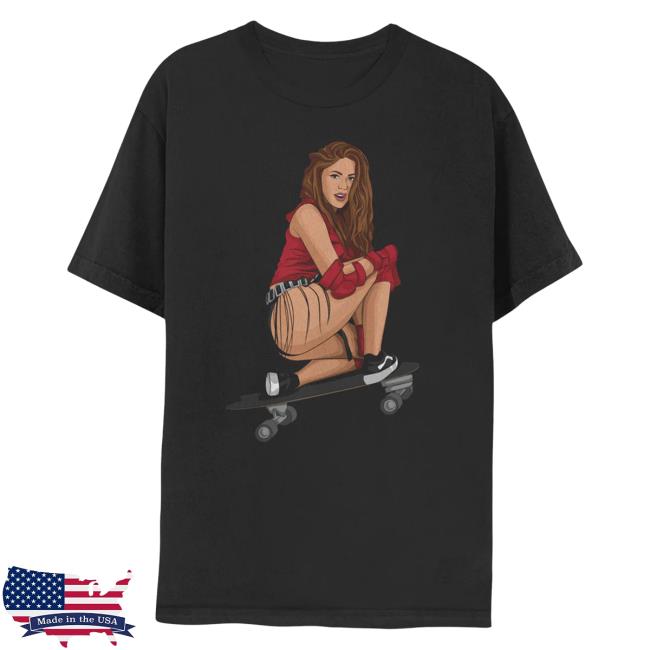 Official Shakira Merch Store Girl Like Me Shirts - Black Shakira Apparel Clothing Shop