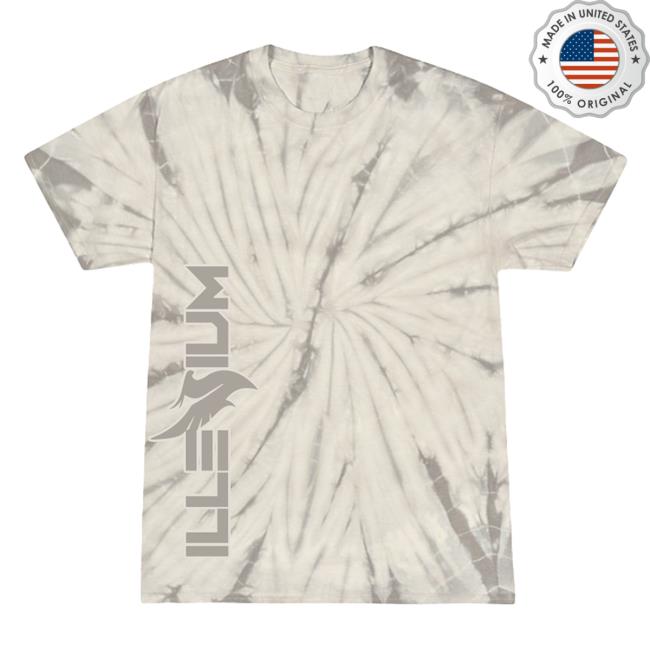 Official Illenium Merch Logo Cream Tie Dye T-Shirt