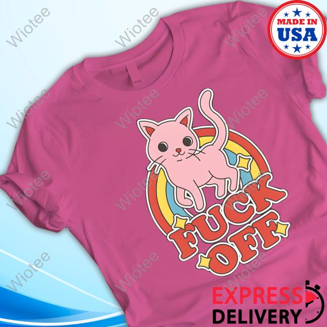 Official Fuck Off Cat Kitten Rainbow T Shirt Official Fuck Off Cat Kitten Rainbow Shirt