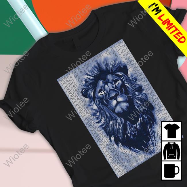 Official Seatbelt Gang Merch Heart Of A Lions Shirt