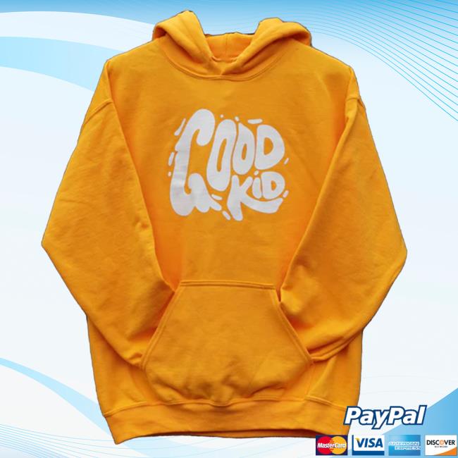 Good Kid Official Store Logo Sweatshirt Gold