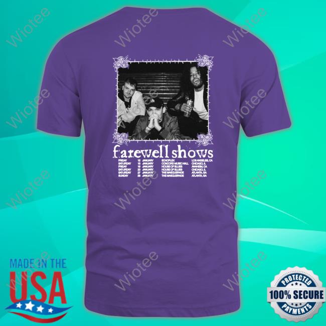 Issues Farewell Shows Hoodie Official Issues Farewell Shows Extra Shows New Tee