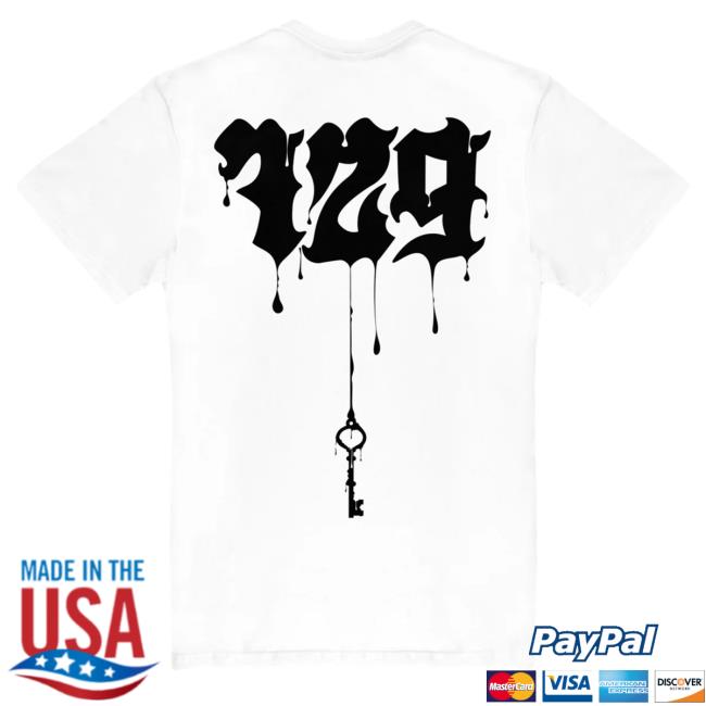 Official 729 Merch 729 Key White Tee Shirt 729Merch Official 729 Merch 729 Key White Hooded Sweatshirt 729Merch