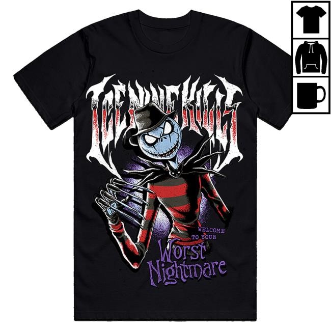 Official Ice Nine Kills Merch Store Your Worst Nightmare Popover Shirt Ink Merch IceNineKills